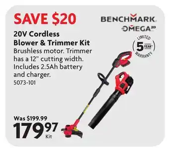 Home Hardware 20V Cordless Blower & Trimmer Kit offer