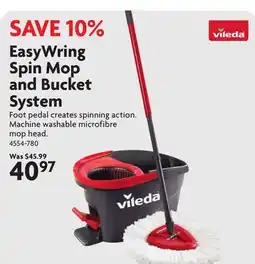 Home Hardware EasyWring Spin Mop and Bucket System offer