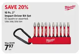 Home Hardware Impact Driver Bit Set offer