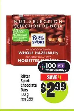 Chalo FreshCo Ritter Sport Chocolate Bars 100 g offer