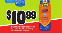 Chalo FreshCo Banana Boat Sunscreen 150-315 mL or 170-226g Selected Varieties offer
