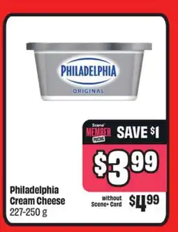 Chalo FreshCo Philadelphia Cream Cheese 227-250 g offer