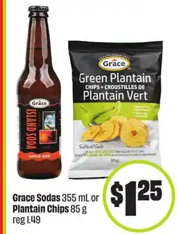 Chalo FreshCo Grace Sodas 355 mL or Plantain Chips 85 g offer