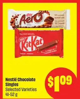 Chalo FreshCo Nestlé Chocolate Singles Selected Varieties 41-52 g offer