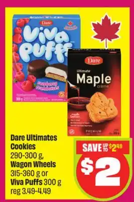 Chalo FreshCo Dare Ultimates Cookies 290-300 g, Wagon Wheels 315-360 g or Viva Puffs 300 g offer