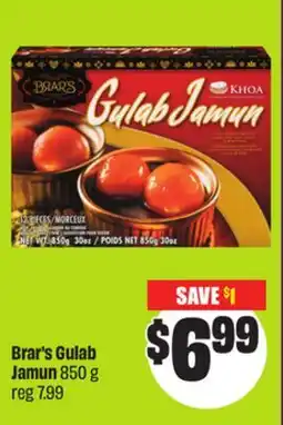 Chalo FreshCo Brar's Gulab Jamun 850 g offer