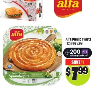 Chalo FreshCo Alfa Phyllo Twists 1 kg offer