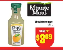 Chalo FreshCo Simply Lemonade 1.54 L offer