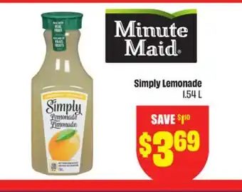 Chalo FreshCo Simply Lemonade 1.54 L offer