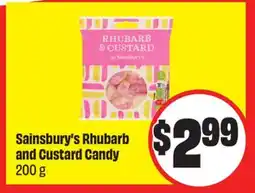 Chalo FreshCo Sainsbury's Rhubarb and Custard Candy 200 g offer