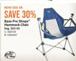 Cabela's Bass Pro Shops Hammock Chair offer