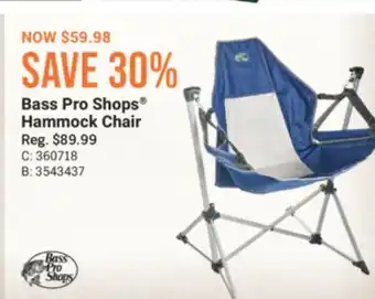 Cabela's Bass Pro Shops Hammock Chair offer