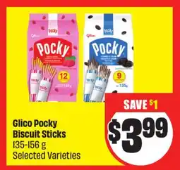 Chalo FreshCo Glico Pocky Biscuit Sticks 135-156 g Selected Varieties offer