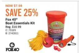 Cabela's Fox 40 Boat Essentials Kit offer