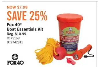 Cabela's Fox 40 Boat Essentials Kit offer