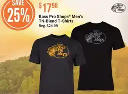 Cabela's Bass Pro Shops Men's Tri-Blend T-Shirts offer