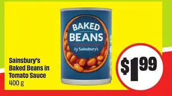 Chalo FreshCo Sainsbury's Baked Beans in Tomato Sauce 400 g offer