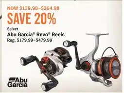 Cabela's Select Abu Garcia Revo Reels offer