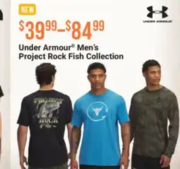 Cabela's Under Armour Men's Project Rock Fish Collection offer