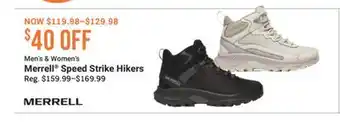 Cabela's Merrell Speed Strike Hikers offer