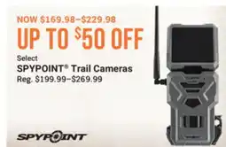 Cabela's Select SPYPOINT Trail Cameras offer