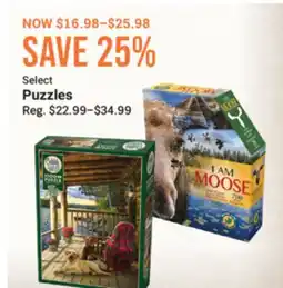 Cabela's Select Puzzles offer