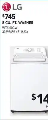 RONA 5-CU FT WASHER offer