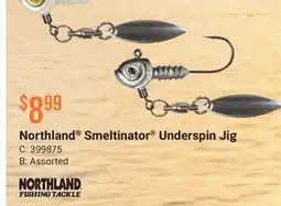 Cabela's Northland Smeltinator Underspin Jig offer