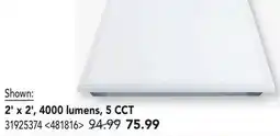 RONA 2' x 2', 4000 lumens, 5 CCT offer