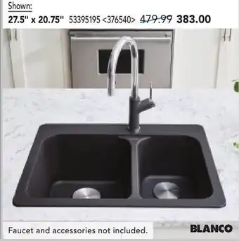 RONA BLANCO granite kitchen sinks offer
