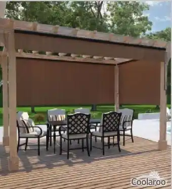 RONA 8'x6' COOLAROO Outdoor Roller shades offer