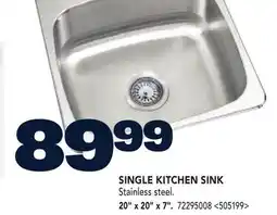 RONA SINGLE KITCHEN SINK offer
