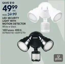 RONA LED SECURITY LIGHT WITH MOTION DETECTOR offer