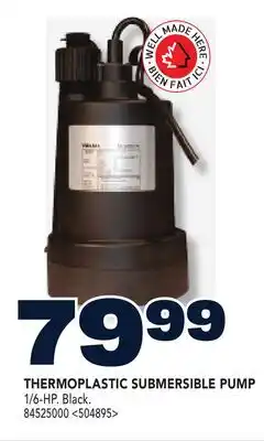 RONA THERMOPLASTIC SUBMERSIBLE PUMP offer