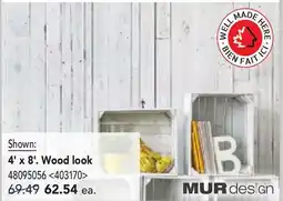 RONA 4' x 8' Wood look offer