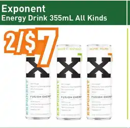 Healthy Planet Exponent Energy Drink offer