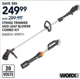 RONA STRING TRIMMER AND LEAF BLOWER COMBO KIT offer