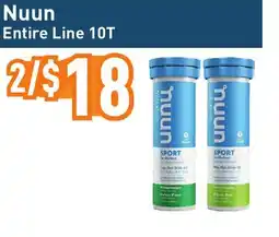 Healthy Planet Nuun Entire Line 10T offer