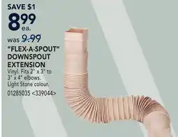 RONA FLEX-A-SPOUT DOWNSPOUT EXTENSION offer
