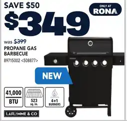 RONA PROPANE GAS BARBECUE offer