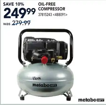 RONA OIL-FREE COMPRESSOR offer
