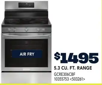 RONA FRIGIDAIRE 5.3 CU. FT. RANGE offer