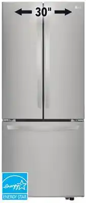 RONA LG 22 CU. FT. REFRIGERATOR offer