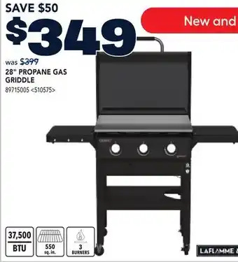 RONA 28 PROPANE GAS GRIDDLE offer