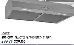 RONA BROAN 350 CFM Range Hood offer