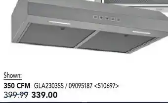RONA BROAN 350 CFM Range Hood offer