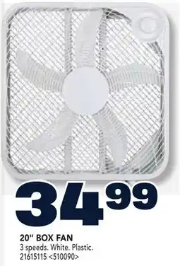 RONA 20 BOX FAN offer