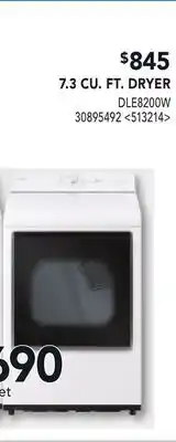 RONA 7.3 CU. FT. DRYER offer