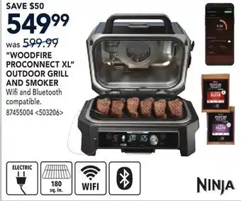 RONA WOODFIRE PROCONNECT XL OUTDOOR GRILL AND SMOKER offer