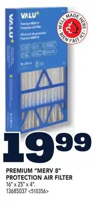 RONA PREMIUM MERV 8 PROTECTION AIR FILTER offer